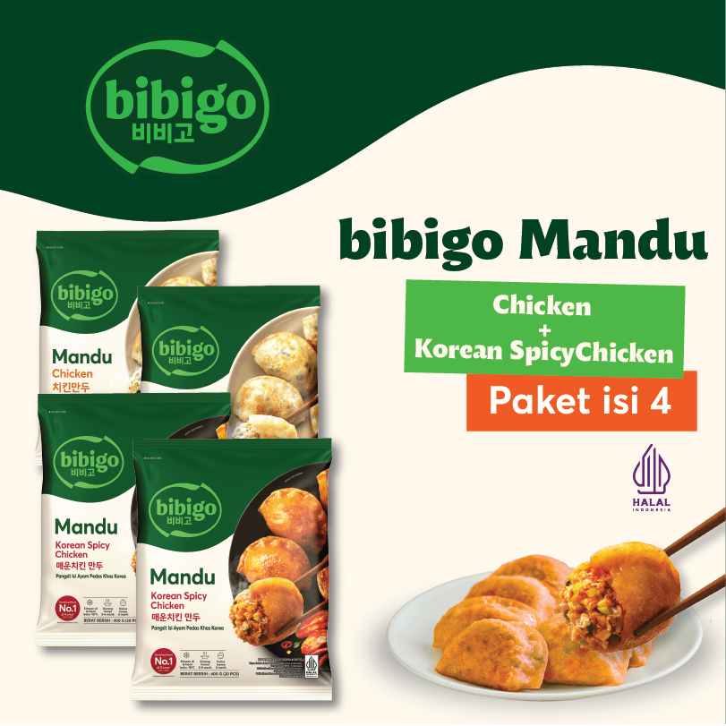 

Mixed Party Package - bibigo Mandu Chicken (2pcs) + Spicy (2pcs) 400gr