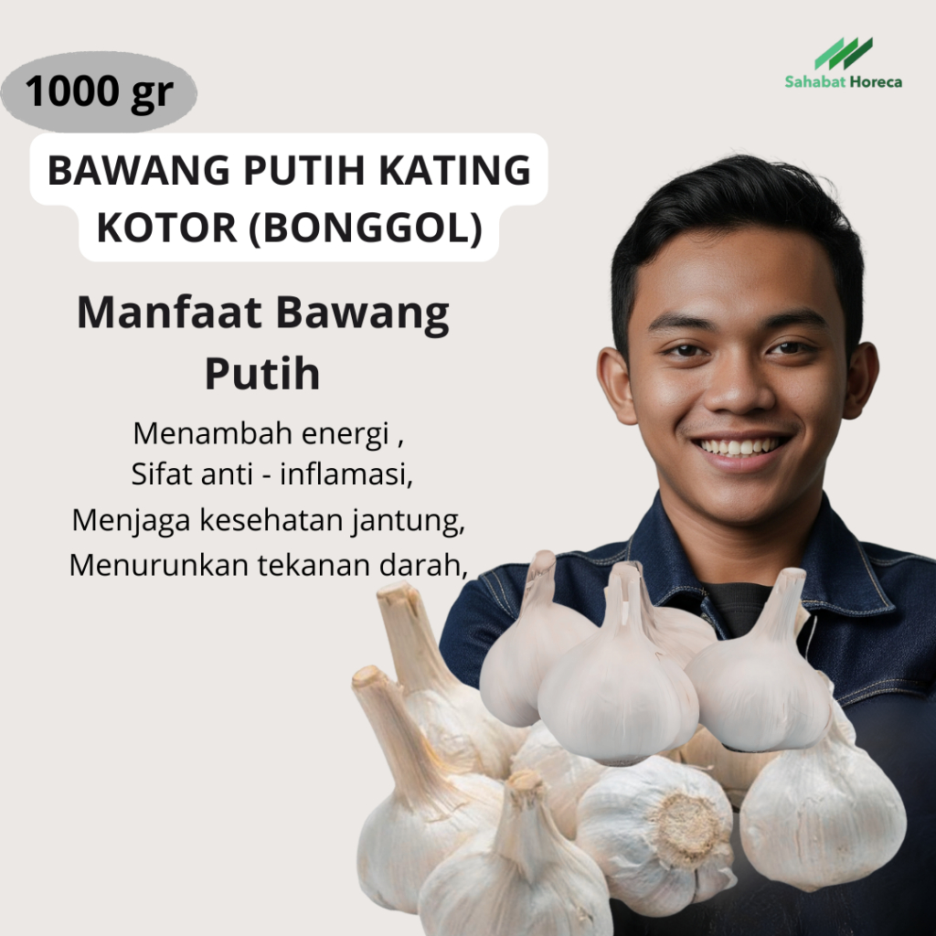 

Bawang Putih Kating Kotor (Bonggol) 1kg - 05