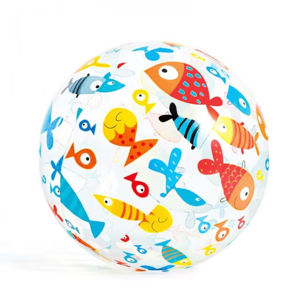 BOLA PANTAI INTEX MAINAN ANAK | BOLA PANTAI TIUP 51 CM