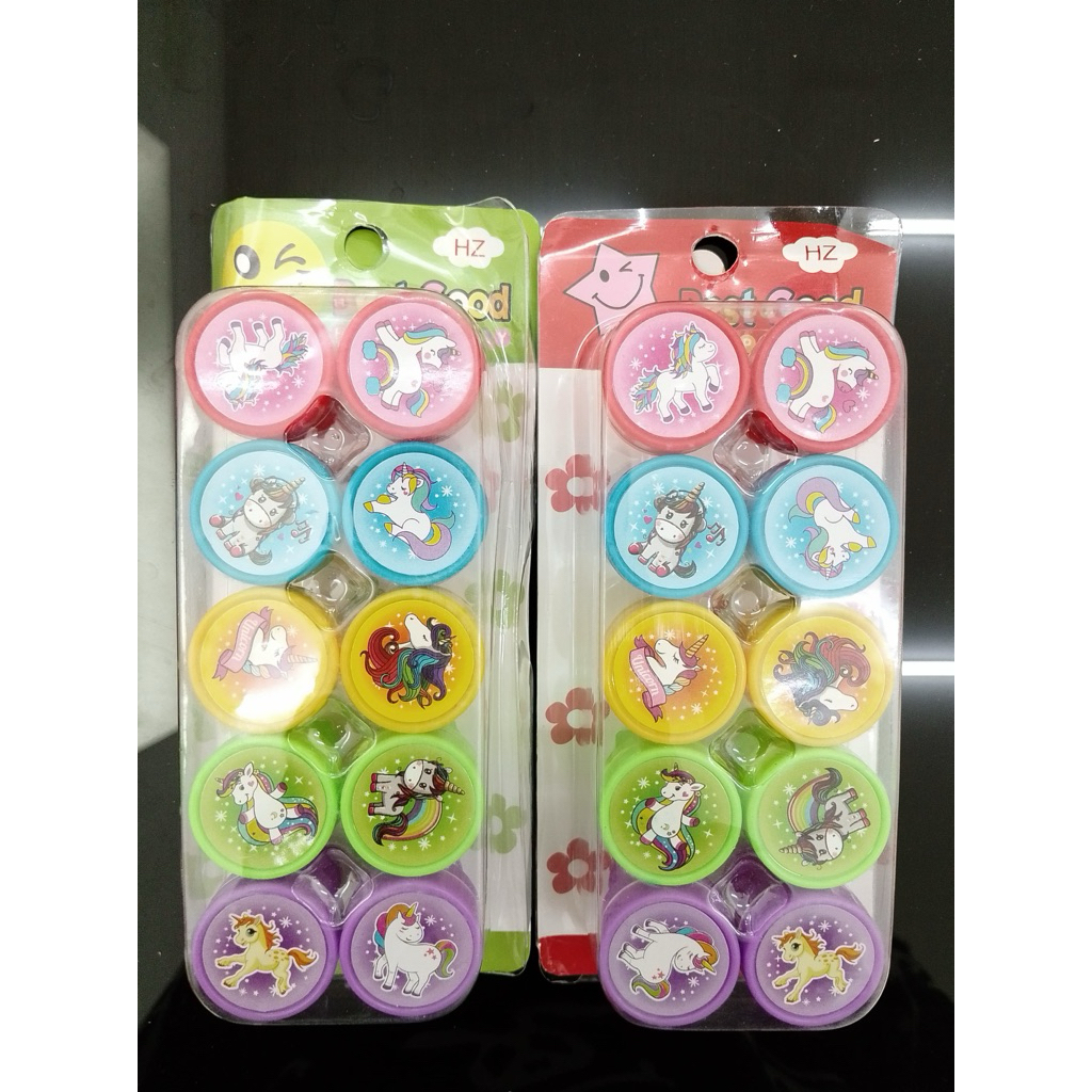 

Stempel Stamp Mix motif 1 SET ISI 10pcs Stempel Stationery Anak Sanrio Kuromi Hello Kitty Melody