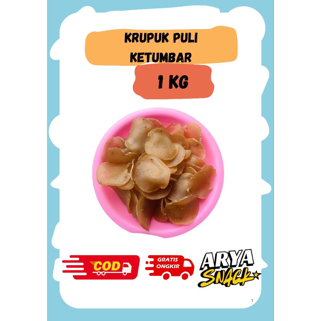 

krupuk puli mentah/krupuk puli ketumbar/krupuk puli 1kg