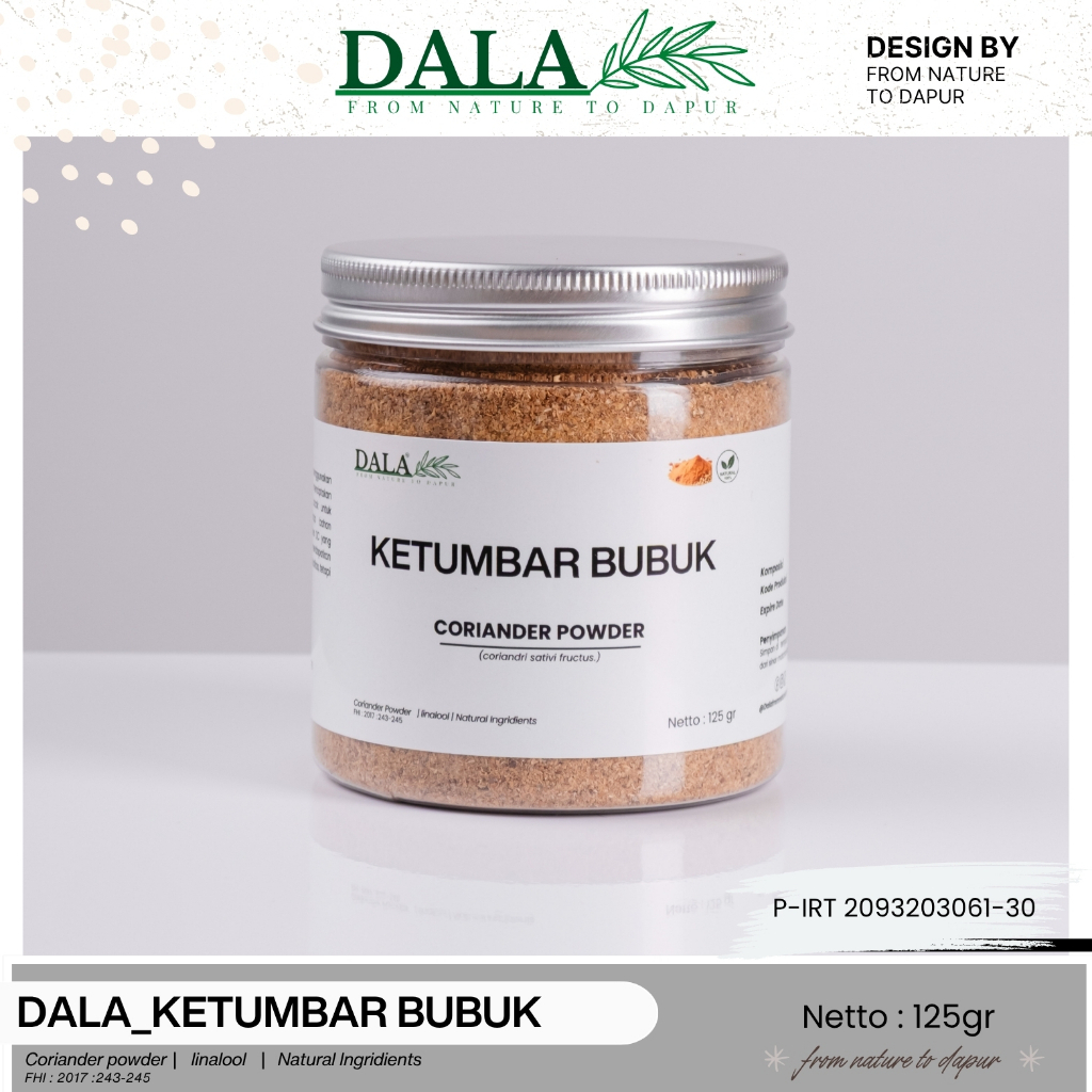 

DALA_Ketumbar Bubuk / Coriander Powder (65 gr / 125 gr)