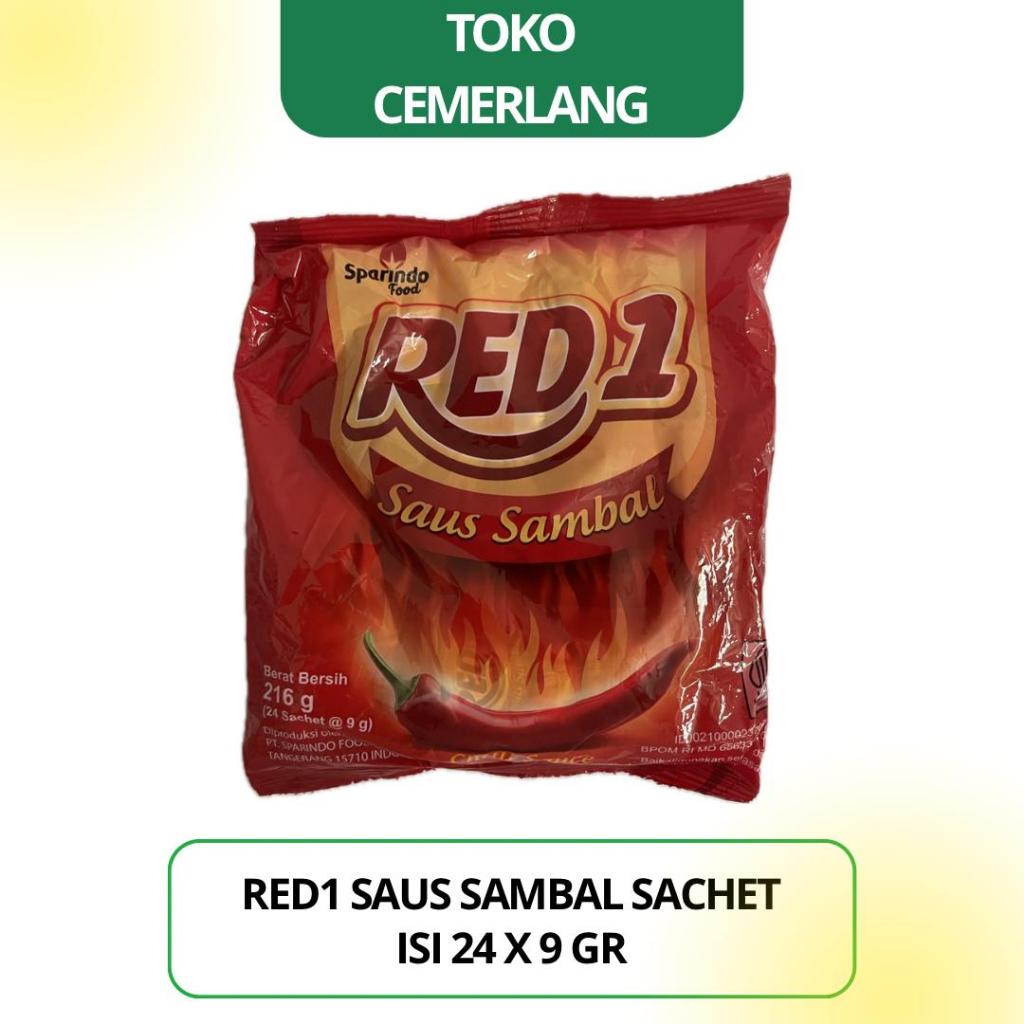 Saus Sambal Sachet Red 1 isi 24 x 9 gr