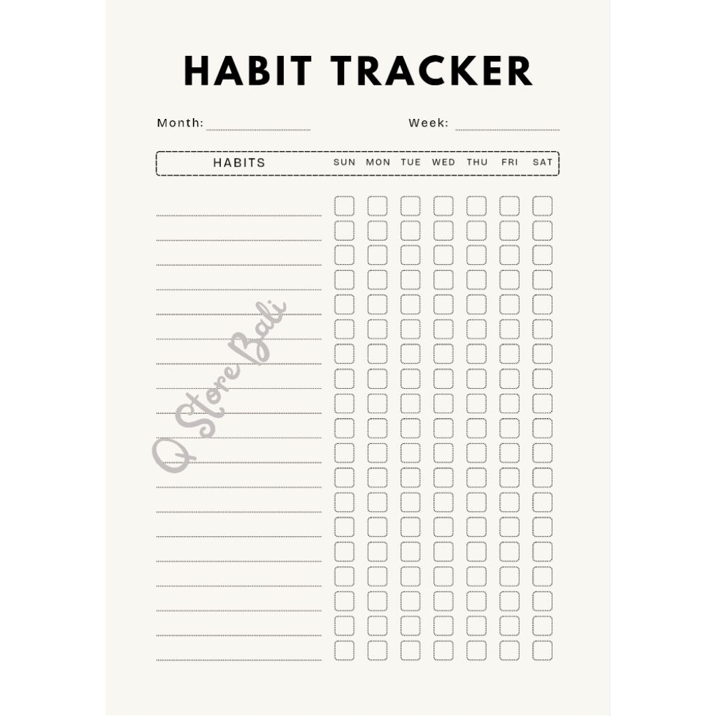 

Habit Tracker A5 | Alat Pantau Kebiasaan Harian, Bulanan – Planner Self Improvement & Produktivitas