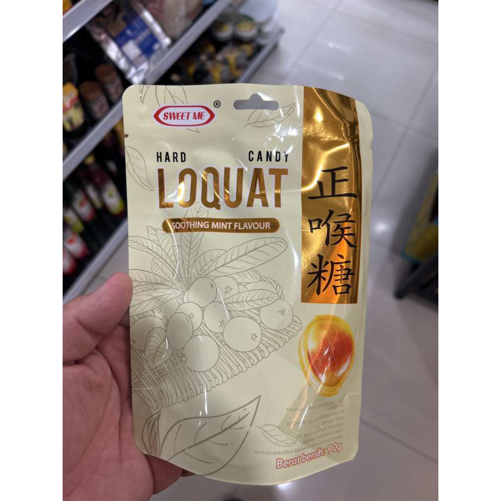 

sweet me LOQUAT hard candy mint 90gr