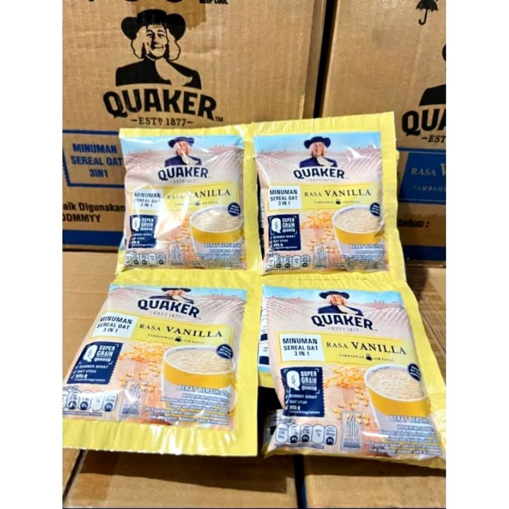 

QUAKER OAT VANILLA 1 RENCENG ISI 10