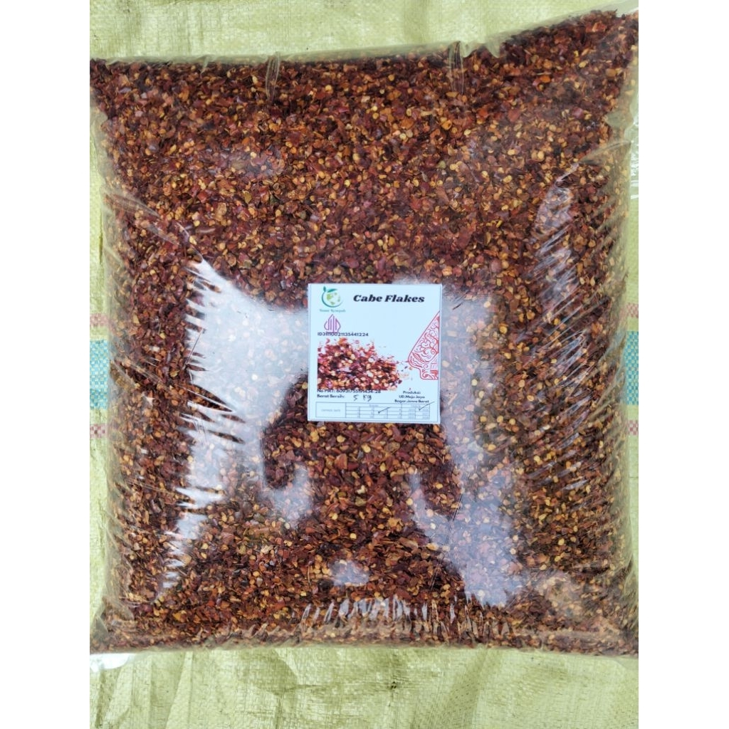 

Chili flake bahan Chili oil,Cabe flake (5 kg)