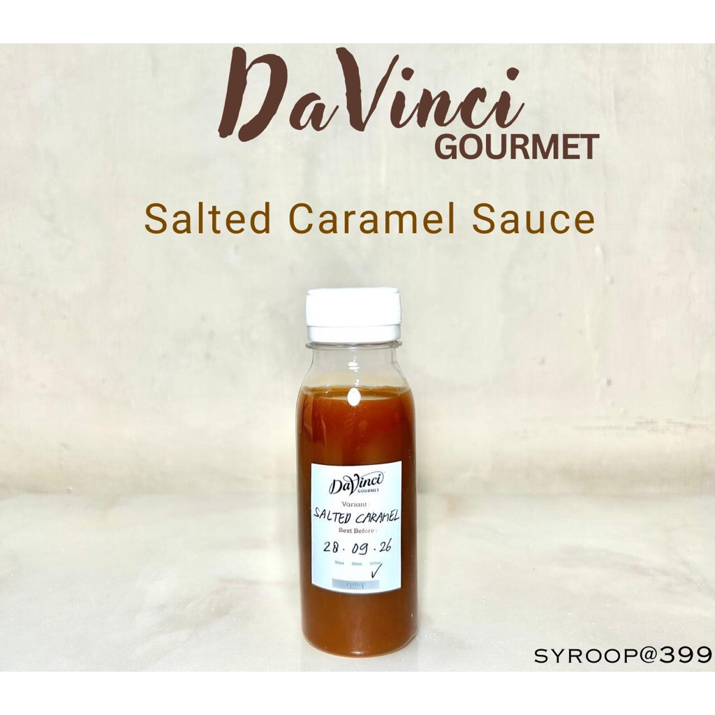 

Davinci Salted Caramel Sauce Repack 30ml 50 ml 100ml 250 ml