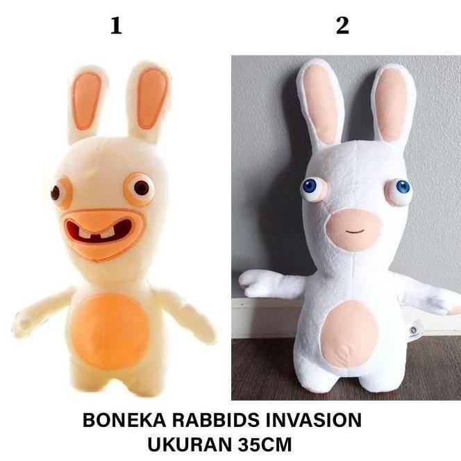 Stock Ready Boneka Rabbids Invasion Boneka Rabbit Kelinci Film Kado Animal Terlaris