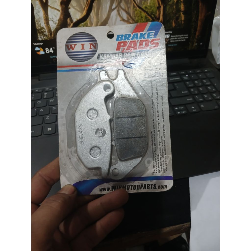 kampas rem cakram belakang supra x125/dispad rem cakram belakang supra x125
