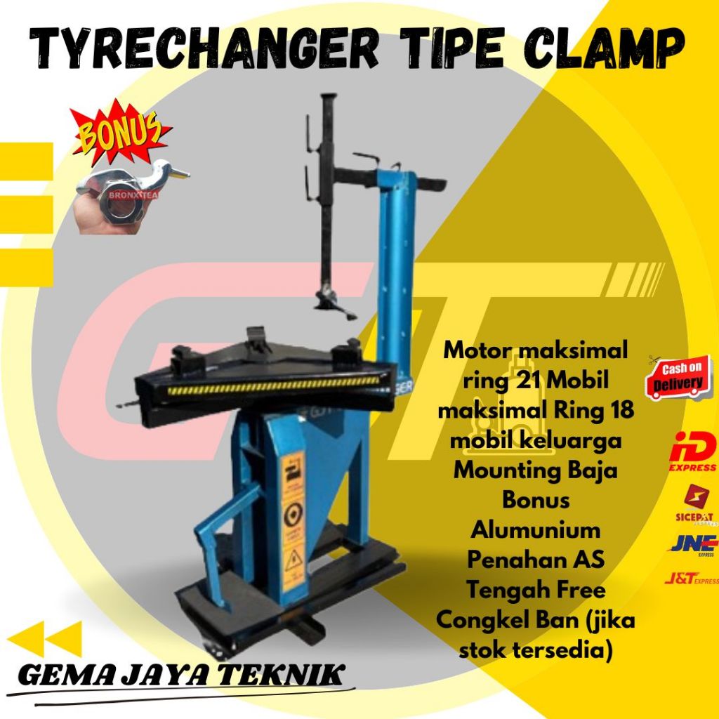 ALAT BUKA PASANG BAN MOBIL MOTOR MANUAL TYRE CHANGER