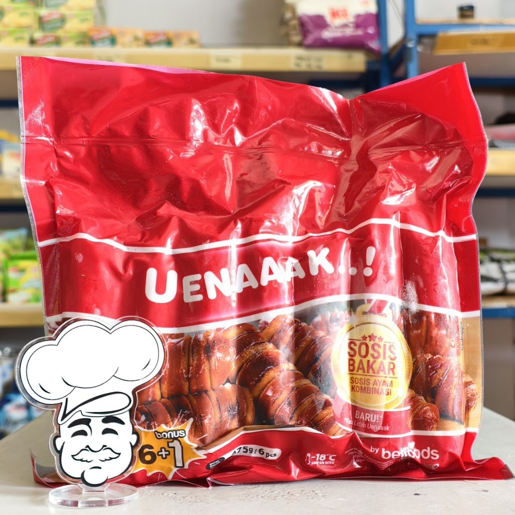

Belfood Uenak Sosis Bakar Ayam 475Gr / Uenak Sosis Ayam Bakar 475Gr / Sosis Ayam 475Gr