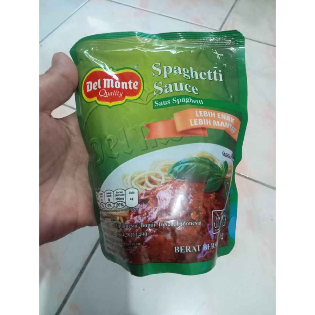 

DEL MONTE saus spaghetti 250 gram