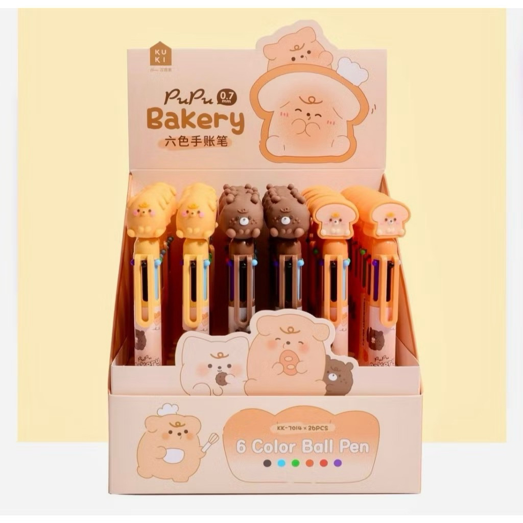 

PULPEN KUKI PUPU BAKERY / BALPEN / PENA WARNA WARNI