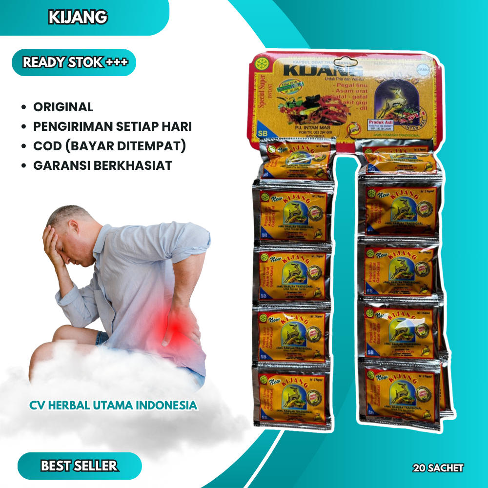 

kapsul asam urat cap kijang 1 renceng asli