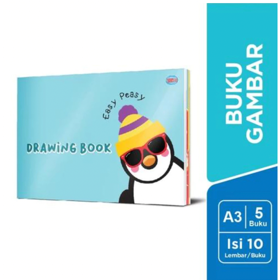 

DRAWING BOOK/BUKU GAMBAR DODO A3 1 PAK ISI 10 BUKU /8 LEMBAR