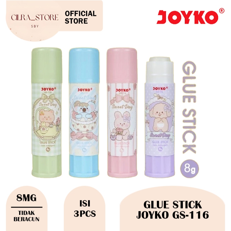 

Glue | Lem | Glue Stick Joyko GS-116 Sweet Day (3PCS)