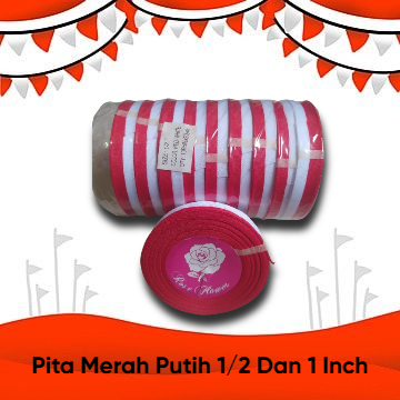 

Pita Merah Putih Pita Bendera 1/2 Dan 1 Inch