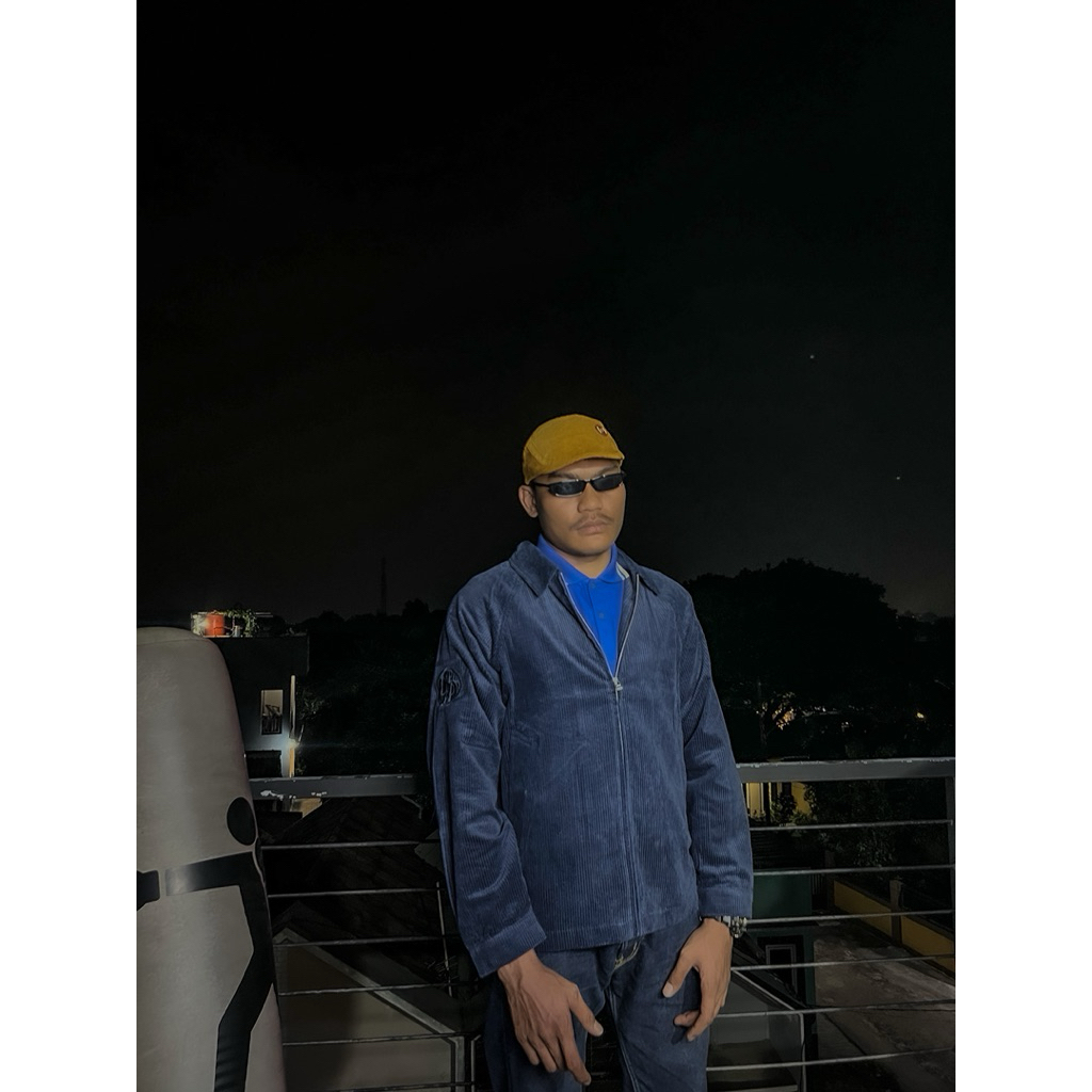 Overshit Pretty Green Corduray In Navy Originals