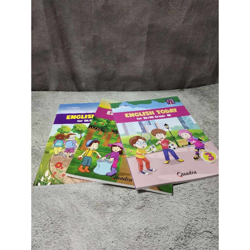english today SD Quadra, bahasa inggris SD kelas 1-6 Quadra
