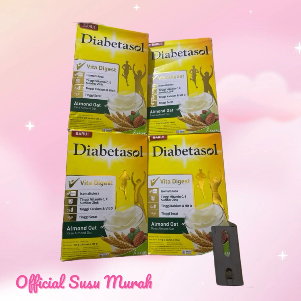 

DIABETASOL ALMONDOAT 570GR/950GR ORI,,