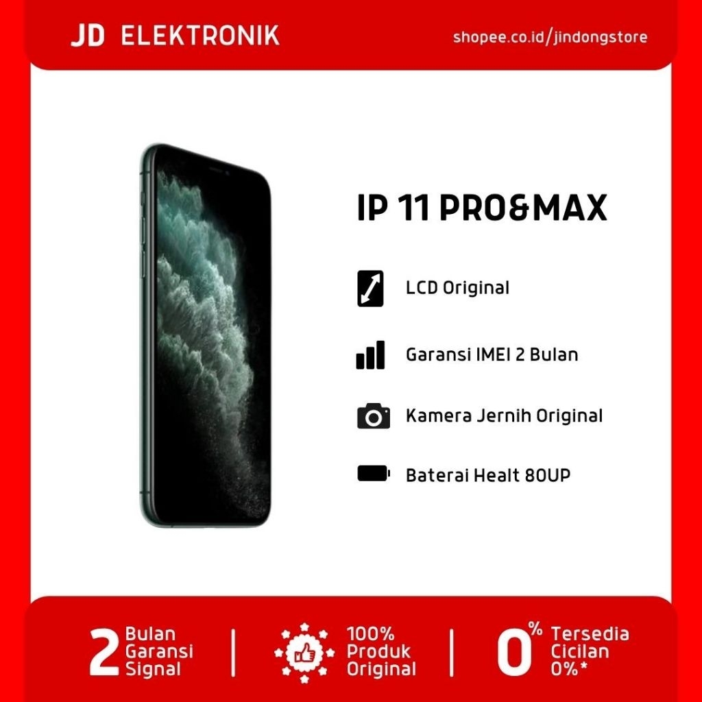 IP 11 PRO & PRO MAX 64GB/256GB SECOND INTER ORIGINAL