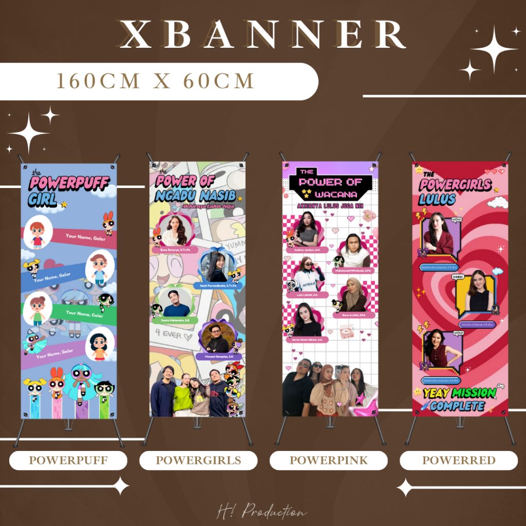 X BANNER WISUDA PART 3 | Banner Sidang