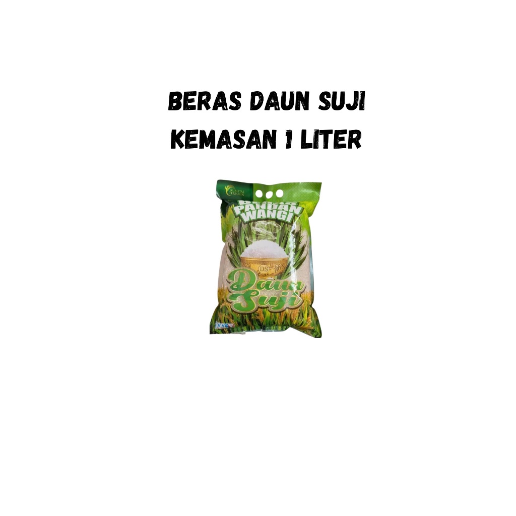 

Beras Daun Suji Kemasan 1 Liter ini