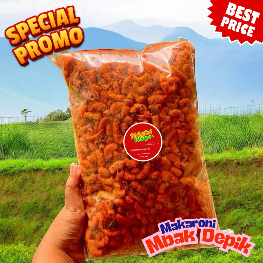 

Snack Makaroni Level Pedas Maksimal – 250g Bikin Ketagihan