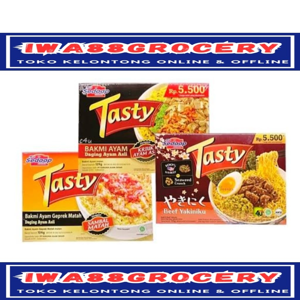 

sedaap mie tasty bakmi 1pieces