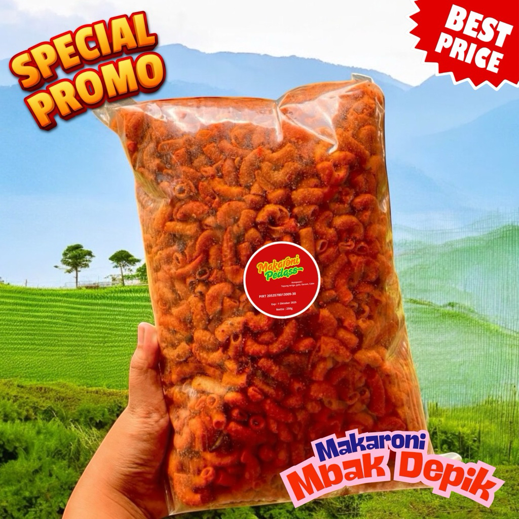 

Makaroni ¼ kg – Pedas Gurih Asli Surabaya untuk Teman Santai