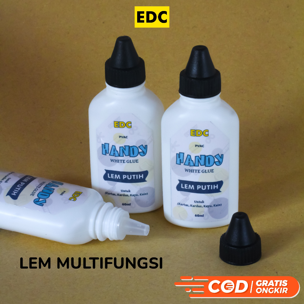 

EDC Lem Putih Handy Lem Multifungsi Lem Sekolah Lem Kertas Kayu