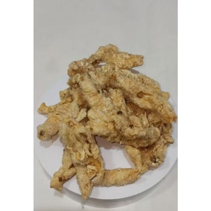 KRIPIK CEKER AYAM CRISPY ORIGINAL 100gram