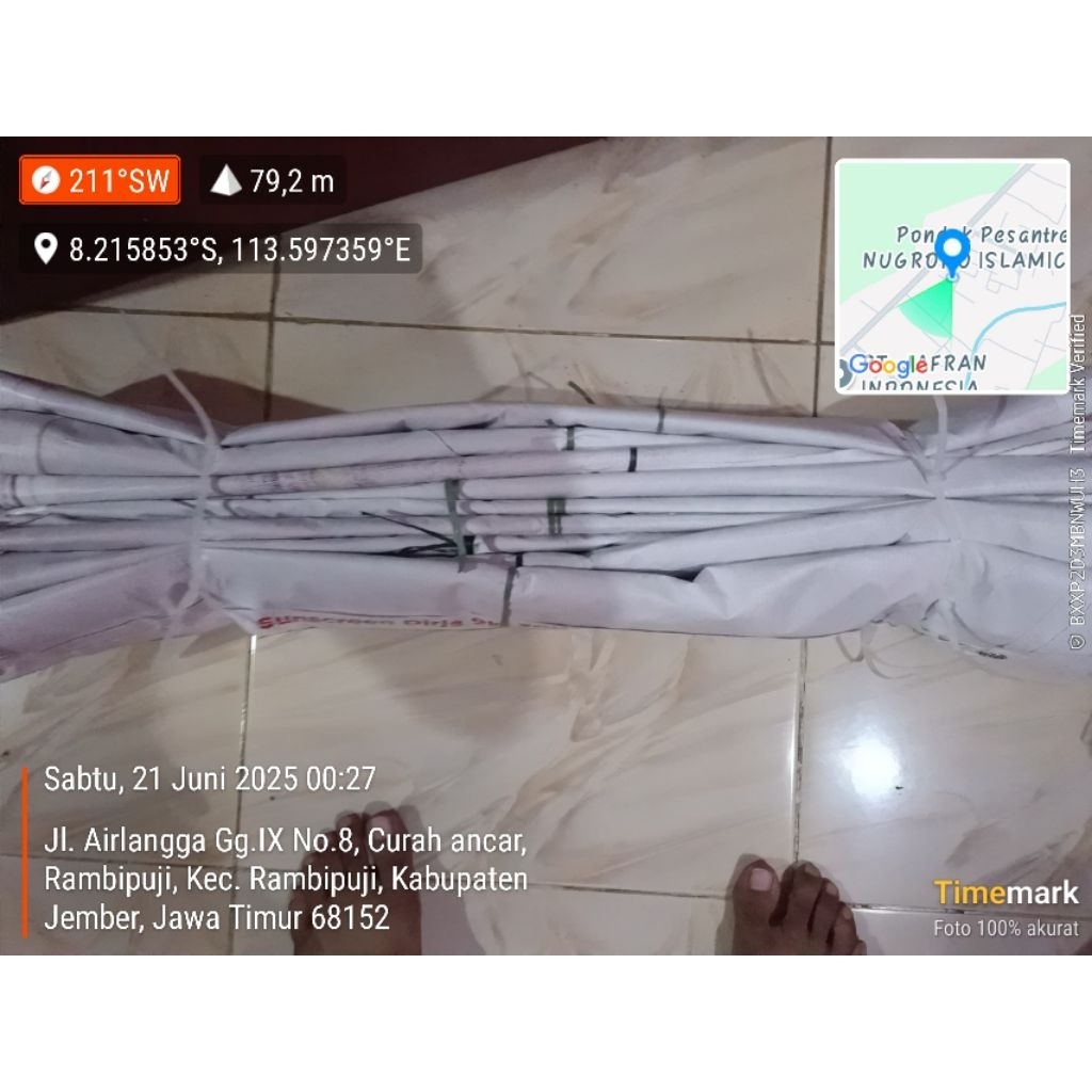 banner bekas gagal pasang uk 1X3 dan 1X4