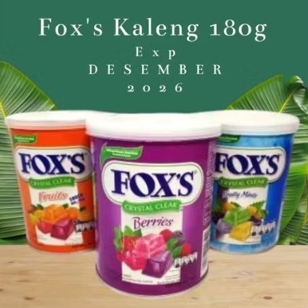 

Permen Fox crystal clear kaleng 180 gram