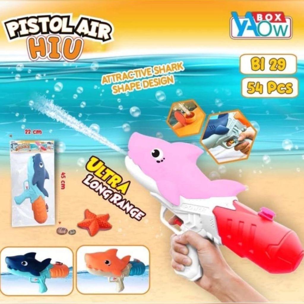1103 mainan anak pistol air hiu/pistol tembakan air/mainan anak tembak tembakan air