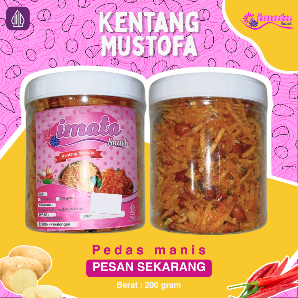 

Imata Snack Kentang Mustofa 200 gram