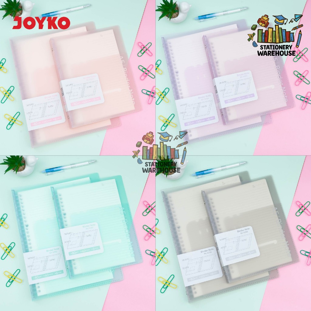 

Binder Note JOYKO BN-107 A5 B5 isi 40 Lembar