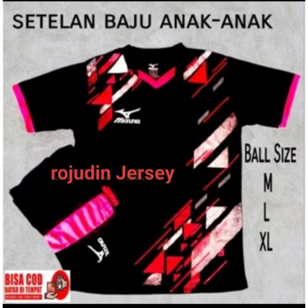 Jersey bola anak anak pira wanita baju voly badminton