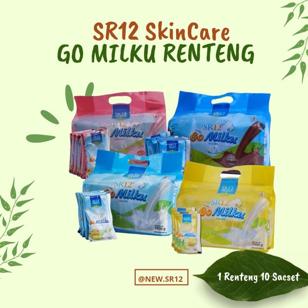 

[1Renteng] GOMILKU SR12 HERBAL SACHET 25g SUSU KAMBING ETAWA ASLI KAYA AKAN NUTRISI ANAK PENAMBAH BB