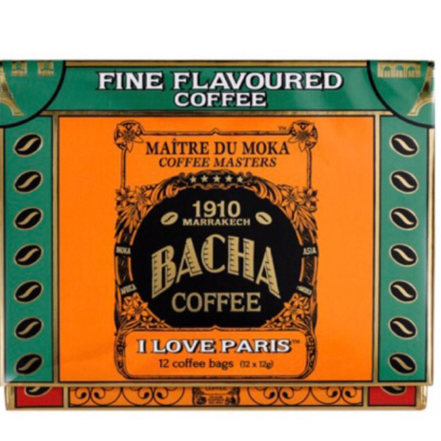 

Bacha Coffee I Love Paris Kopi Drip Arabika Arabica 12 bags