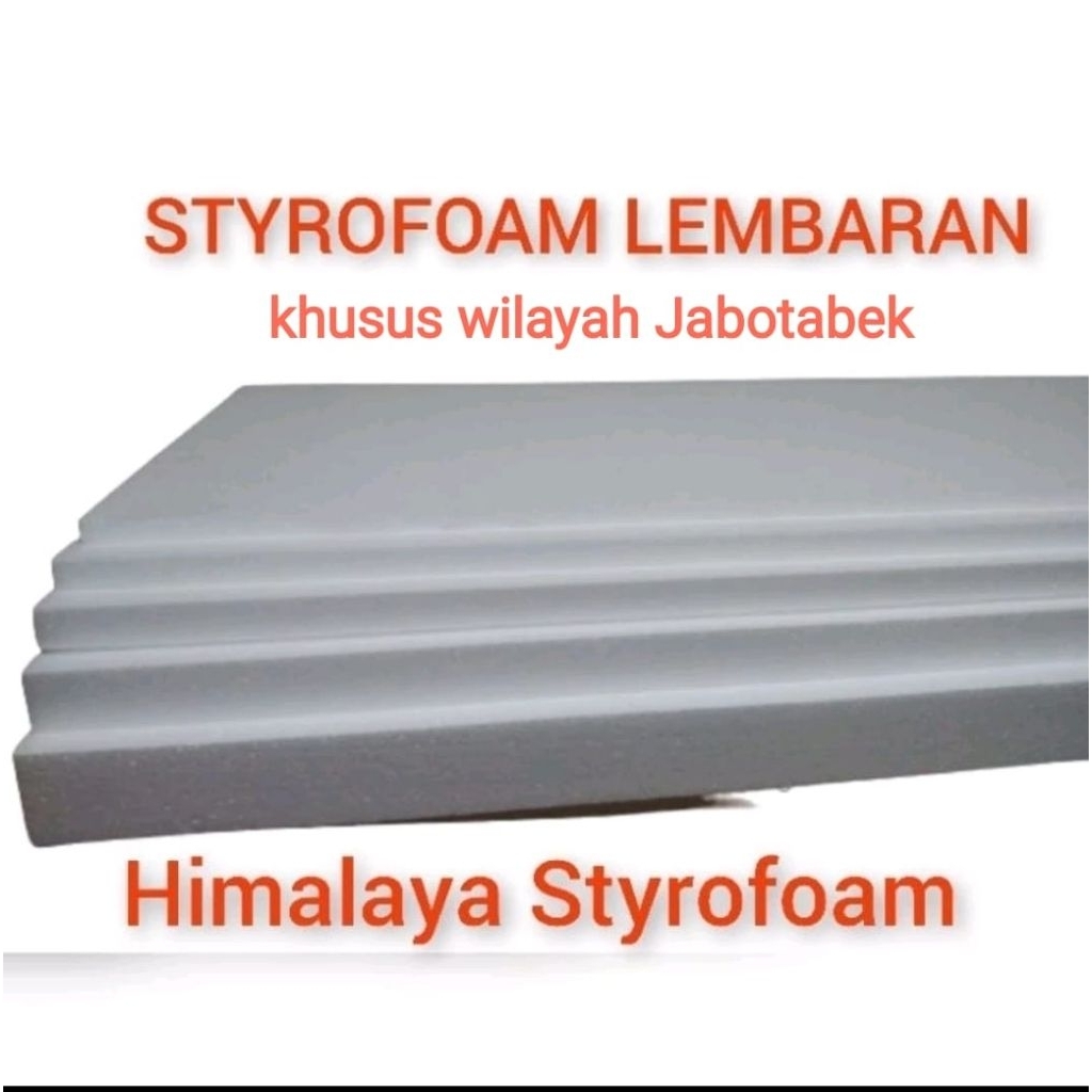 styrofoam lembaran 200 x 100 x 4 cm hard