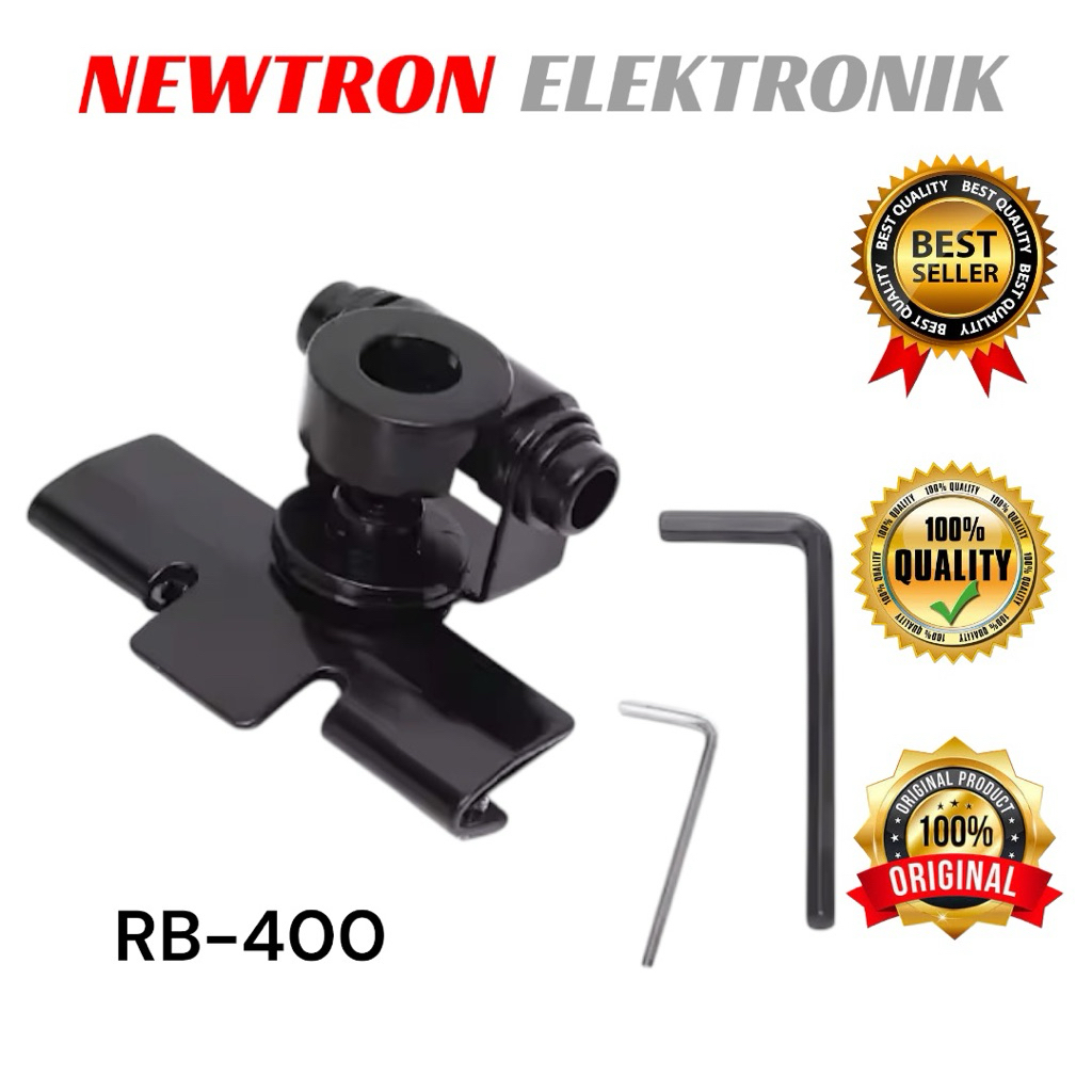 Bracket Antena Mobil RB400 Braket Breket Mount Jepit Antenna Radio Compatible Rig Alinco DR135 Yaesu