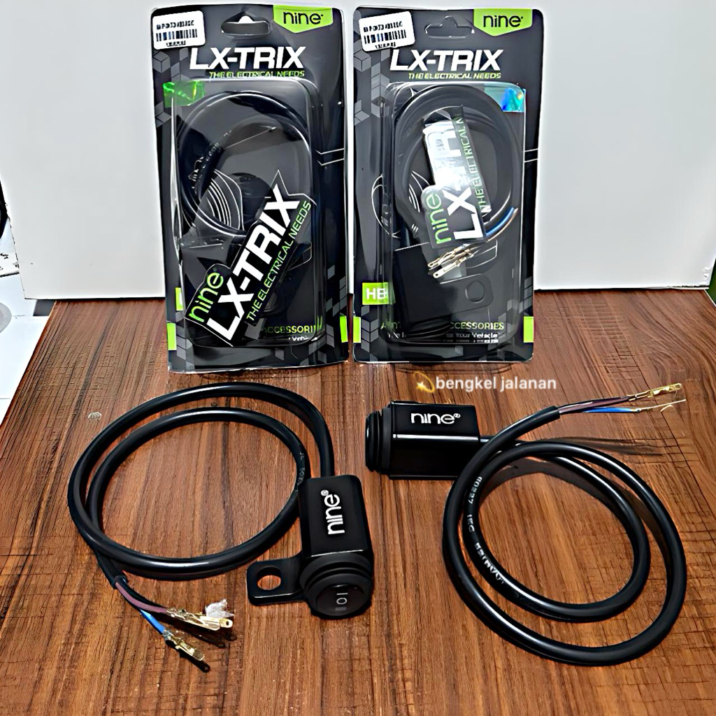 LX-TRIX Saklar Motor 3 Mode Spion Stang Saklar Lampu Tembak Sorot Tahan Air