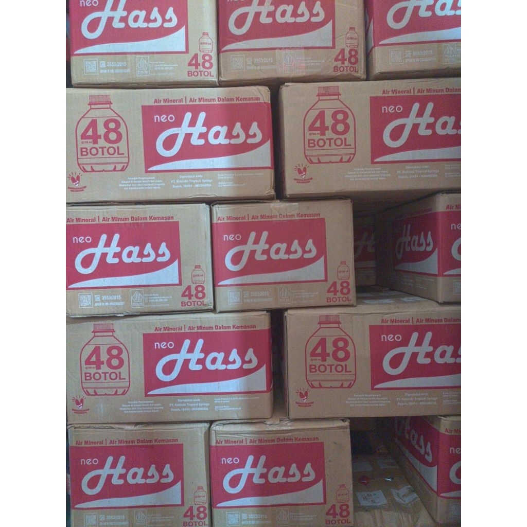 

Air mineral NEO Hass 188ml - 1 Dus isi 48