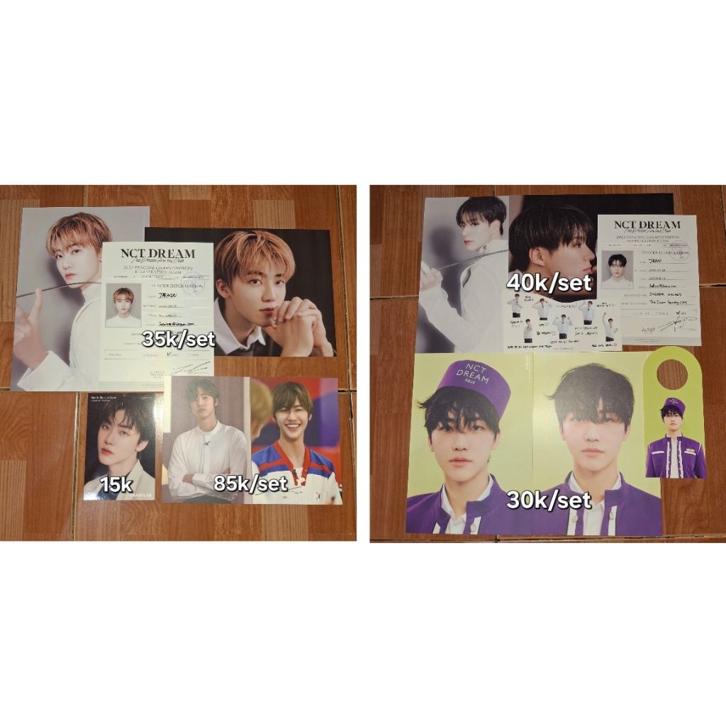 [OFFICIAL] Postcard A4 Poster NCT Dream Jaemin Jeno Season's Greetings SG 2022 2023 SG22 SG23 Puff C