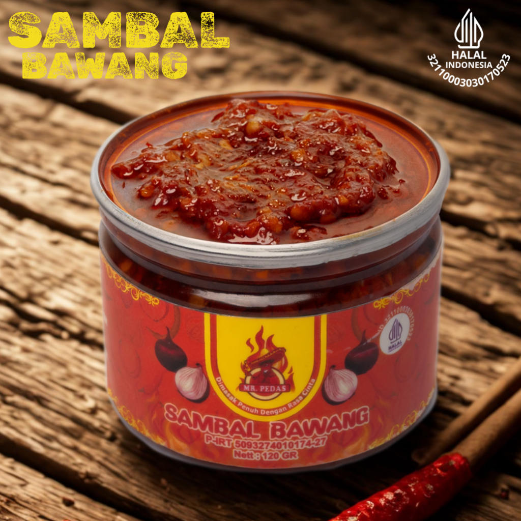 

Sambal Bawang Sambel Mr. Pedas