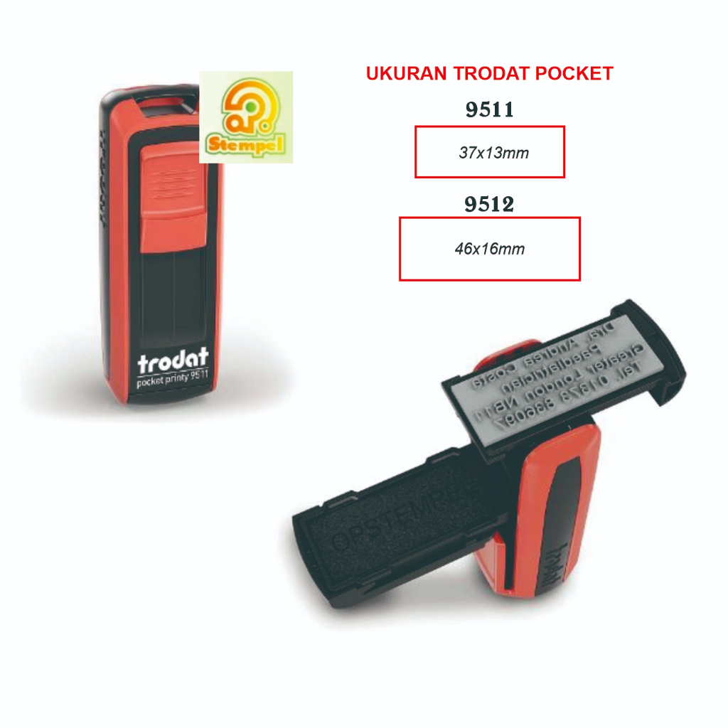 

STEMPEL TRODAT POCKET/STEMPEL NAMA SAKU/STEMPEL DOKTER SAKU/STEMPEL SAKU PRAKTIS/STEMPEL CUSTOM