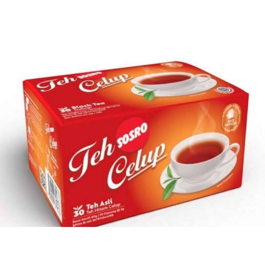 

teh Sosro celup isi 30