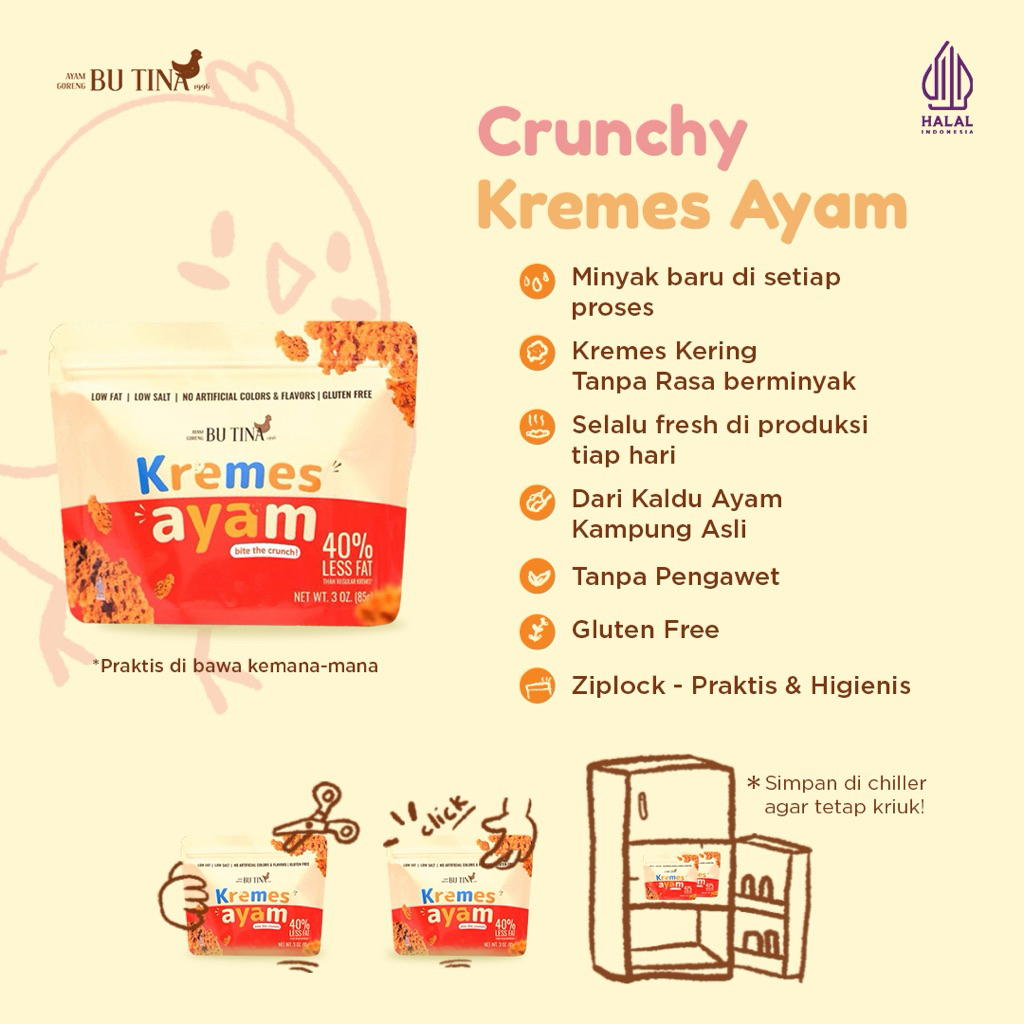 

Kremesan Ayam -Pendamping Makan Anak GTM - 85g